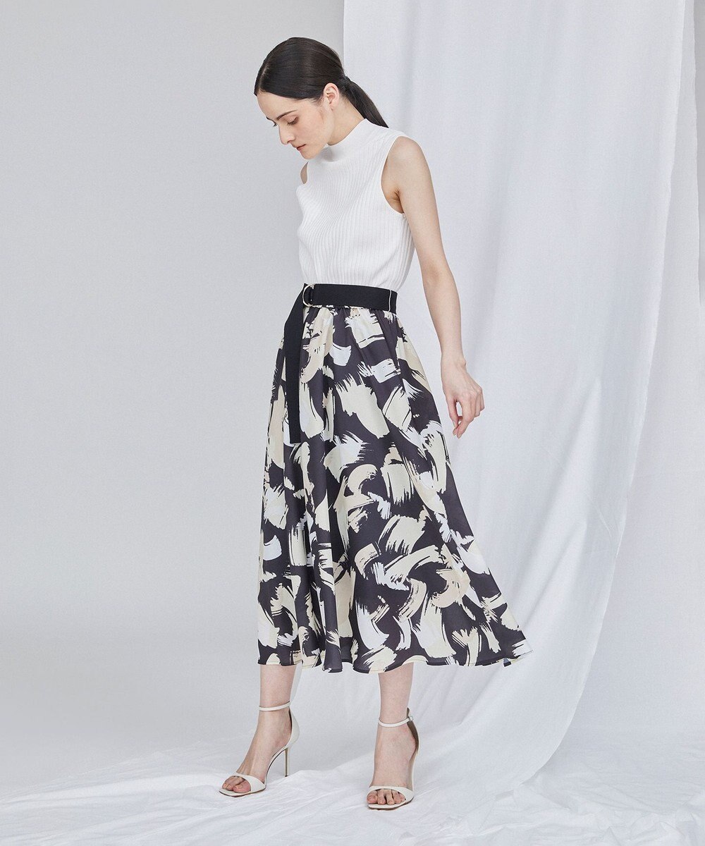 ペイントプリントニットワンピース Grace Continental Grace Continental グレースコンチネンタル 通販 ペイントプリントニットワンピース Grace Continental Grace Continental グレースコンチネンタル 通販