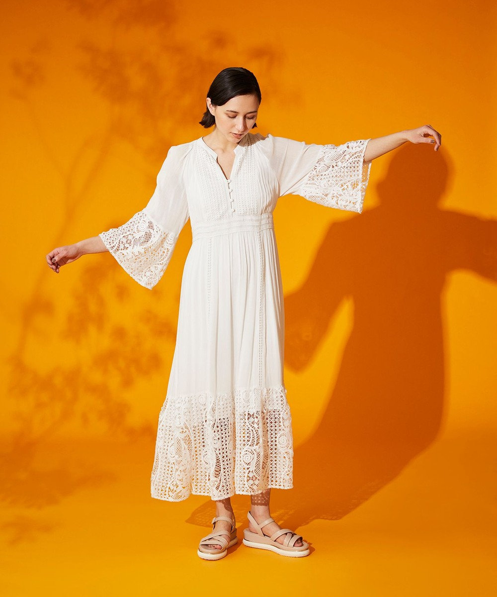 レースマキシワンピース Grace Continental Grace Continental グレースコンチネンタル 通販 レースマキシワンピース Grace Continental Grace Continental グレースコンチネンタル 通販