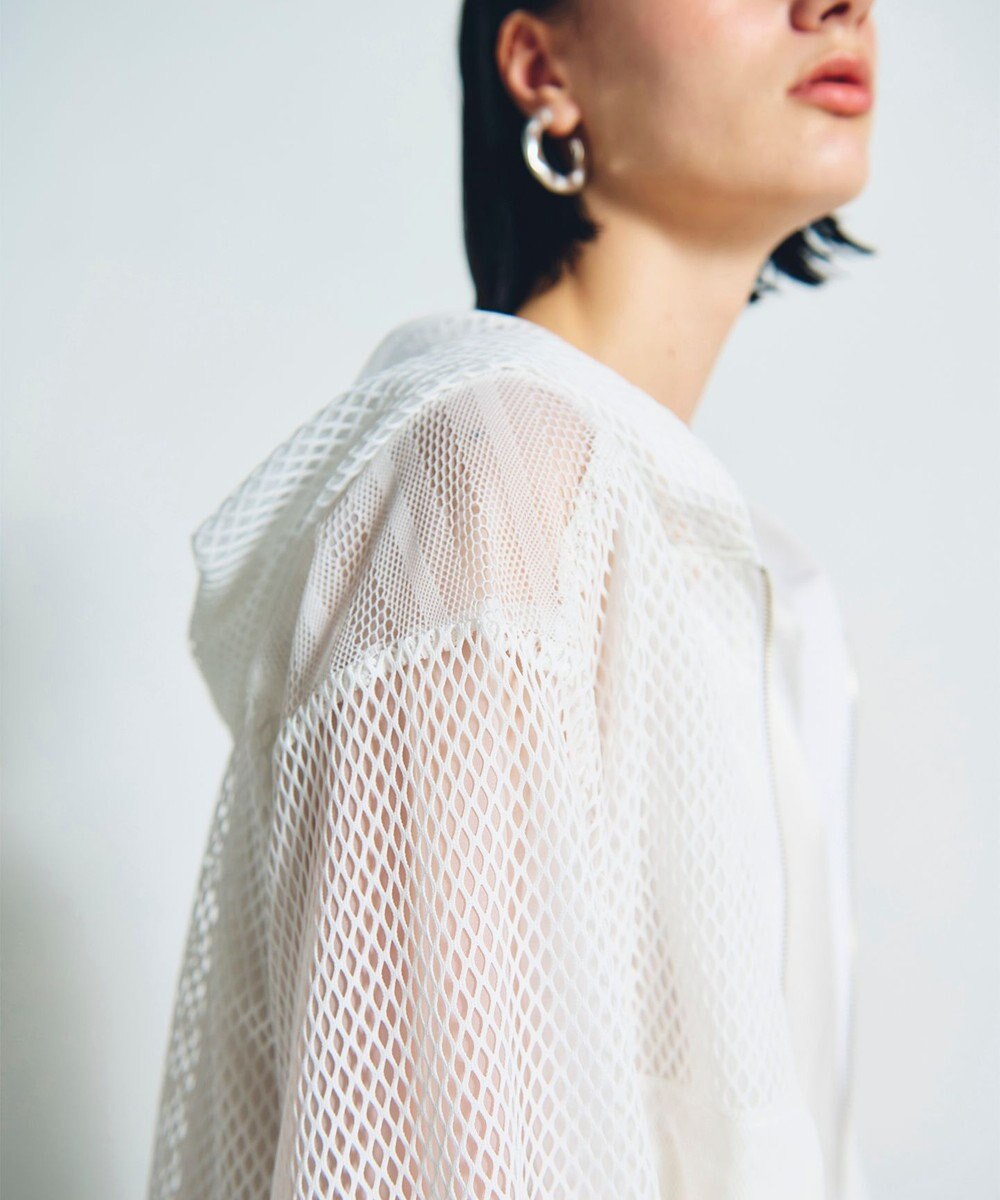 GRACE CONTINENTAL メッシュコンビフーディー