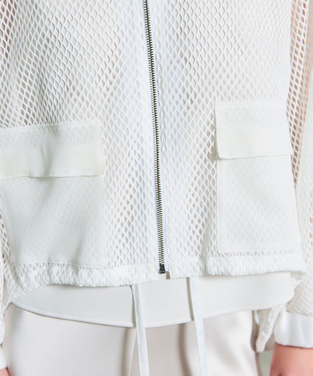 GRACE CONTINENTAL メッシュコンビフーディー