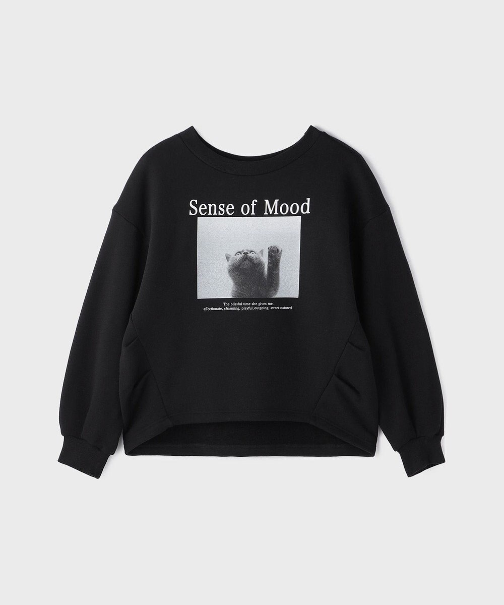 GRACE CONTINENTAL Catphoto裏毛トップ