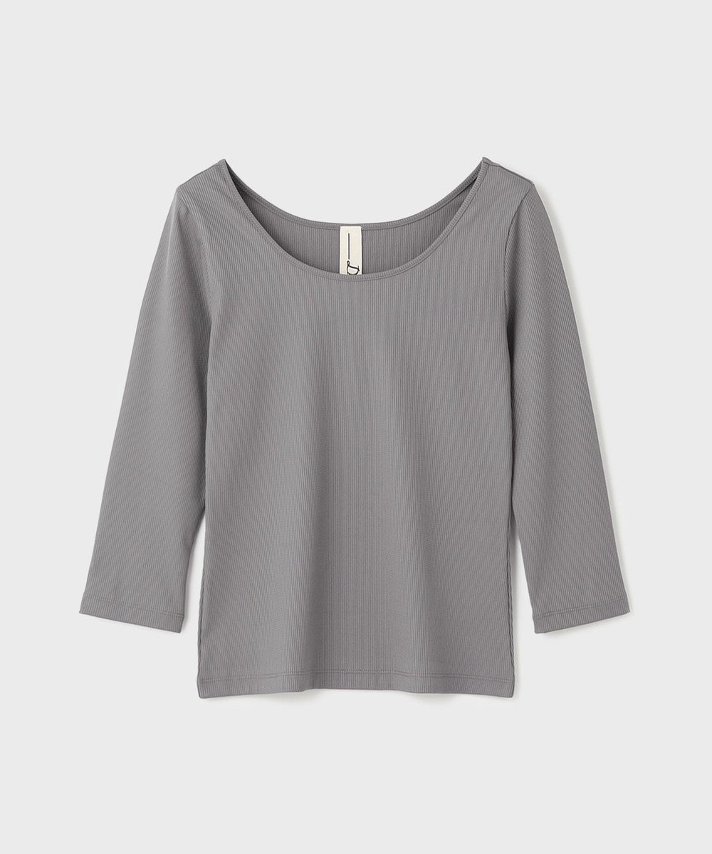 GRACE CONTINENTAL テレコボートネックトップ