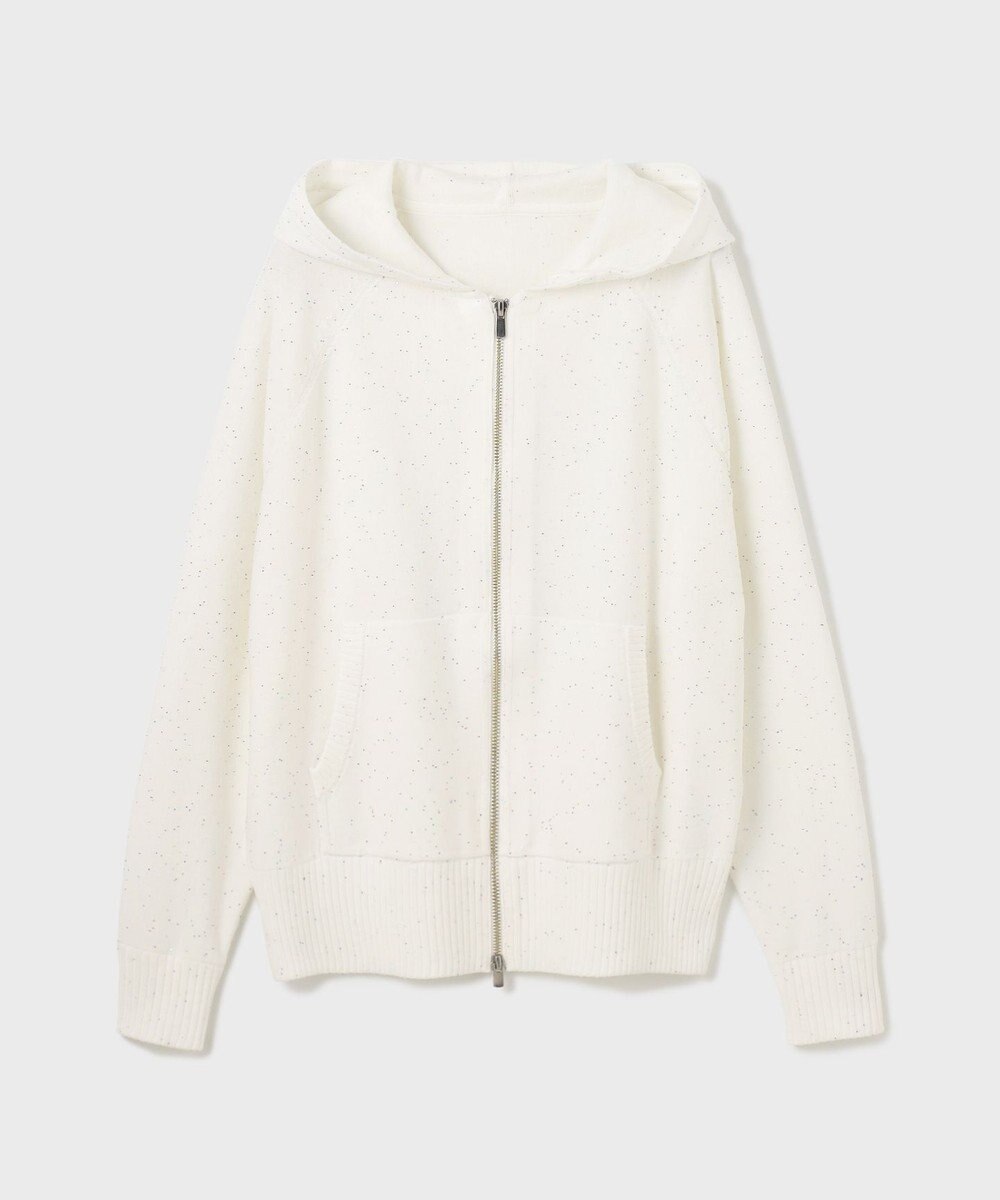 GRACE CONTINENTAL スパンコールニットパーカー