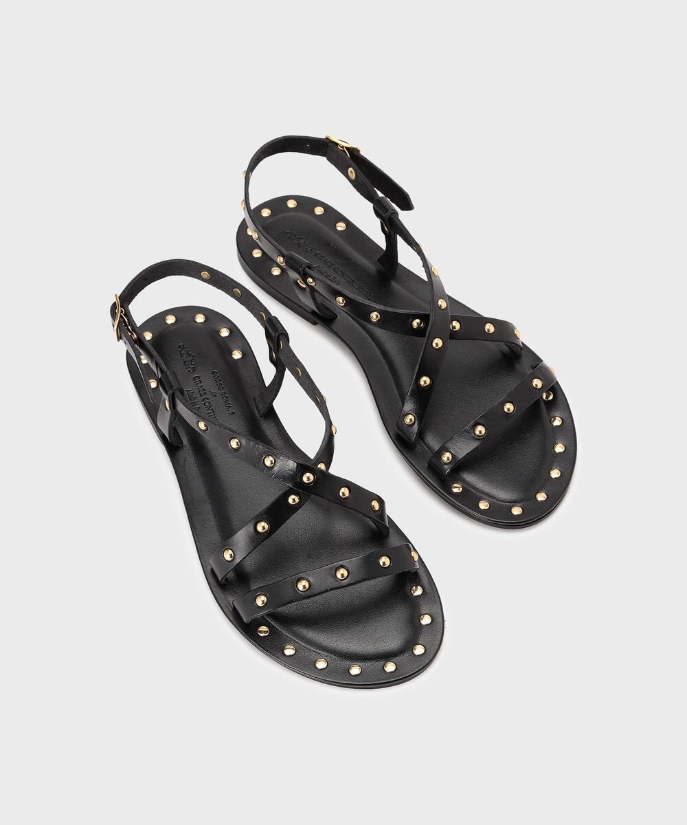 GRACE CONTINENTAL CORSO ROMA スタッズサンダル 