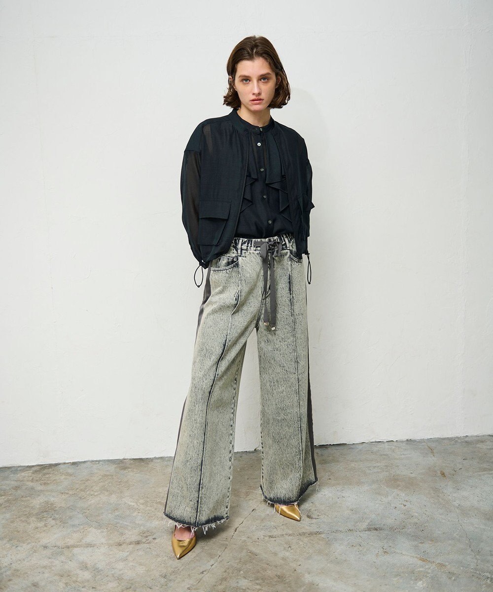 GRACE CONTINENTAL シアードレープブルゾン 