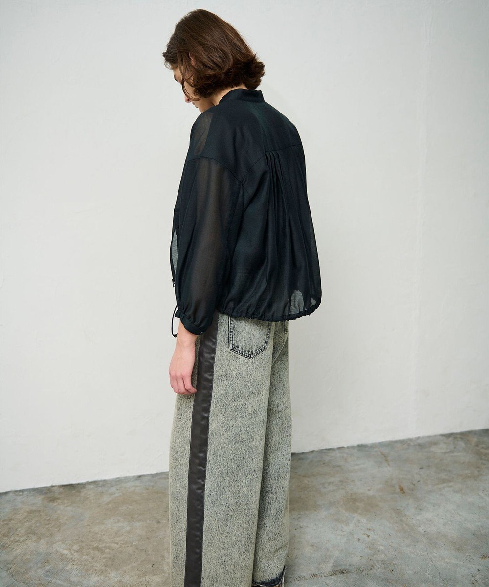 GRACE CONTINENTAL シアードレープブルゾン 