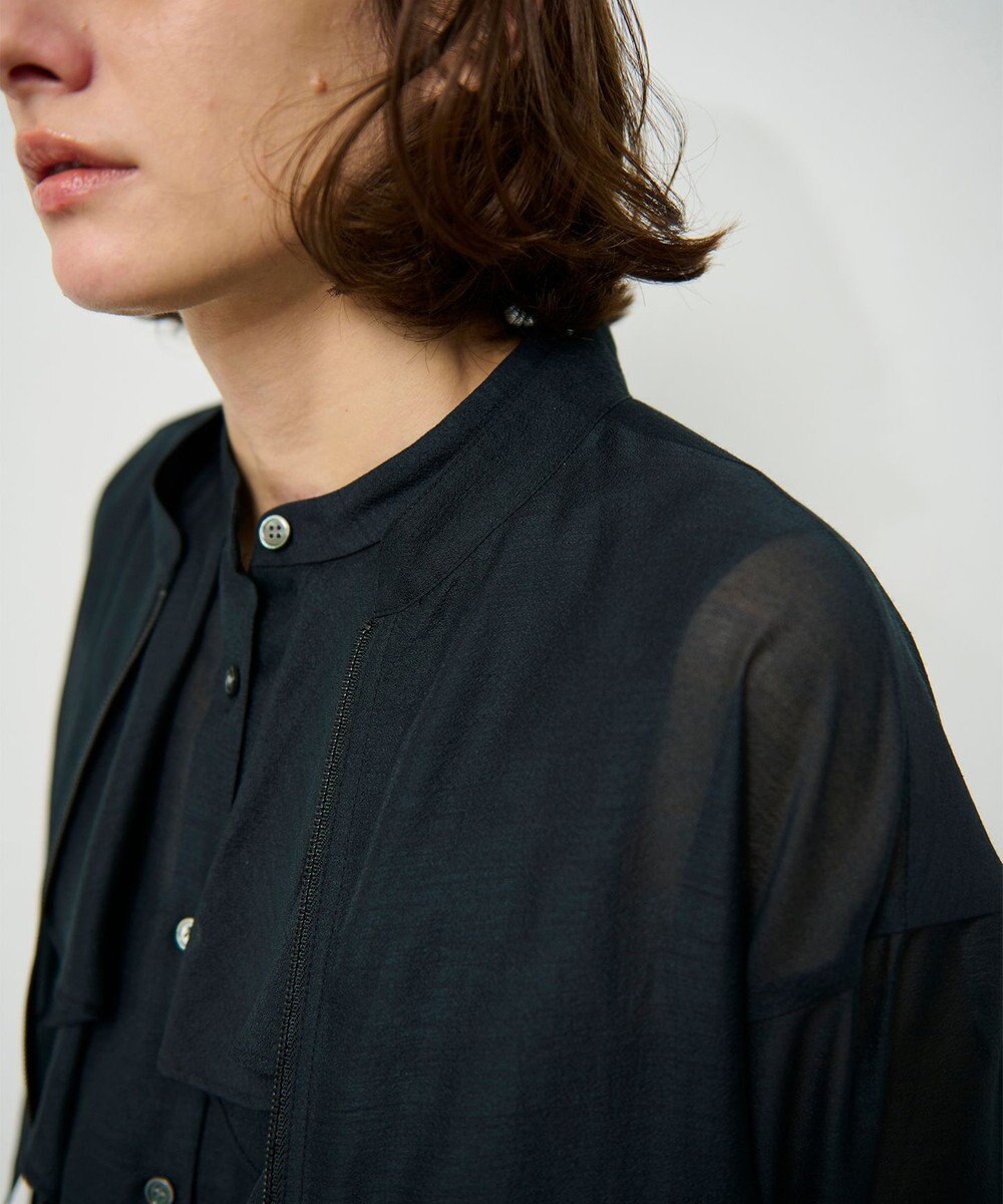 GRACE CONTINENTAL シアードレープブルゾン 