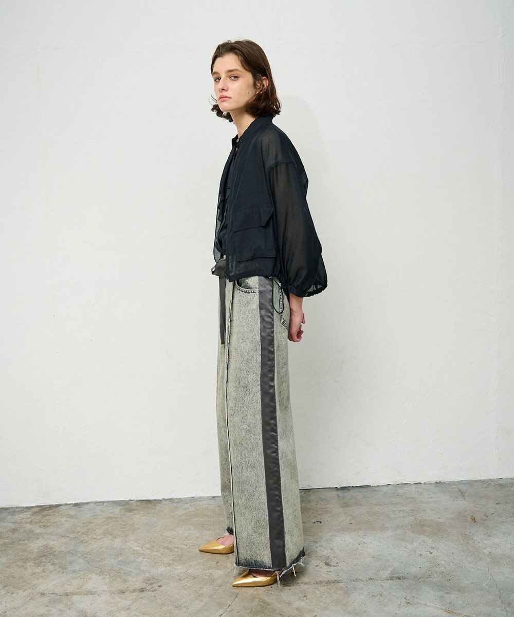 GRACE CONTINENTAL シアードレープブルゾン 