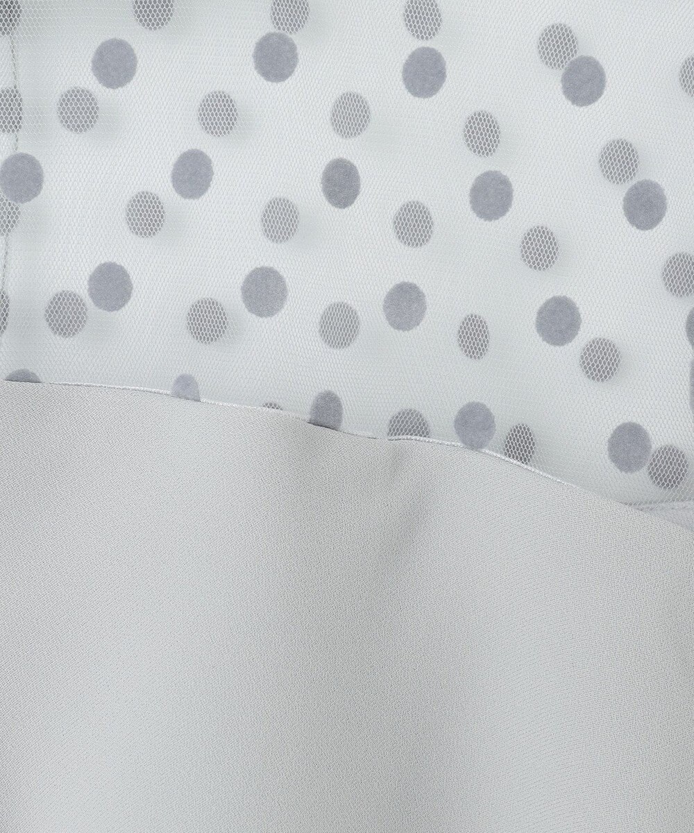 GRACE CONTINENTAL ドットチュールサロペット 