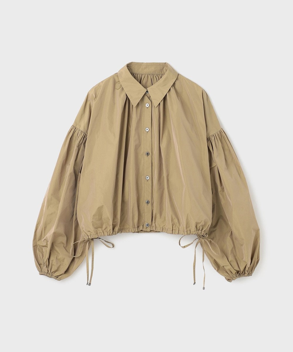 GRACE CONTINENTAL タフタギャザーシャツ