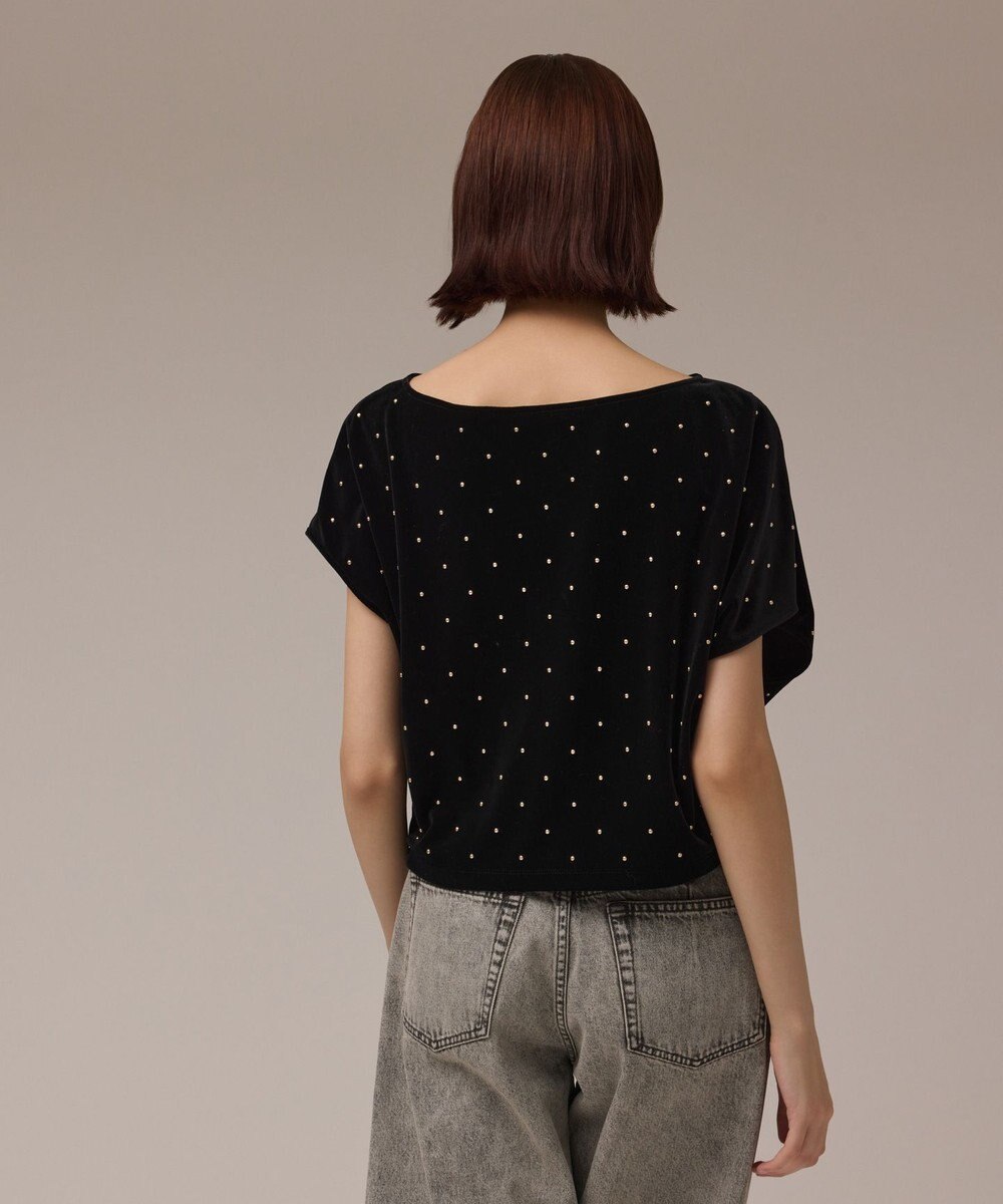 GRACE CONTINENTAL ベロアルーズカットトップ 