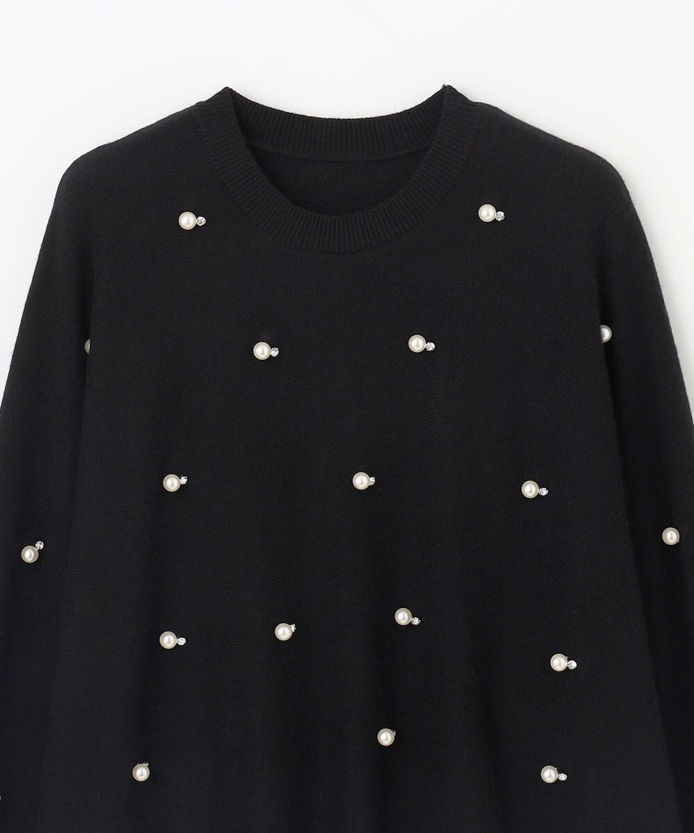 GRACE CONTINENTAL パールドットニットトップ