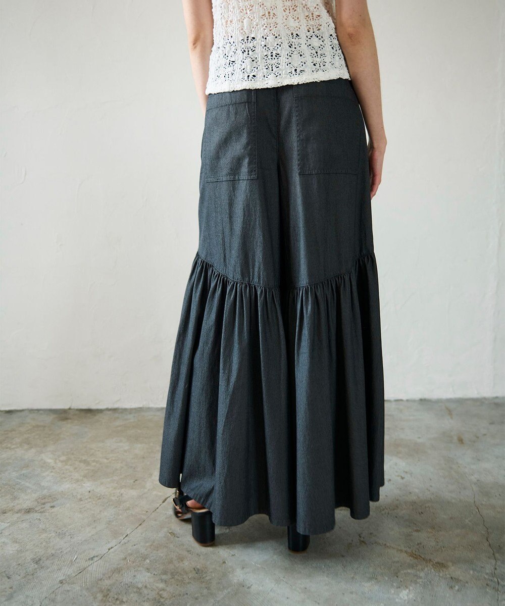 GRACE CONTINENTAL ワークワイドパンツ 