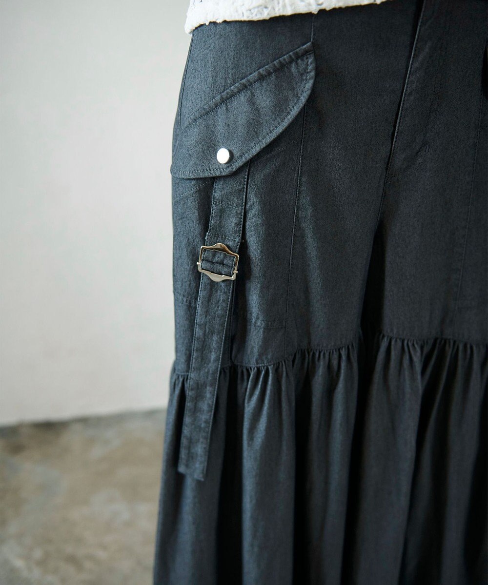 GRACE CONTINENTAL ワークワイドパンツ 