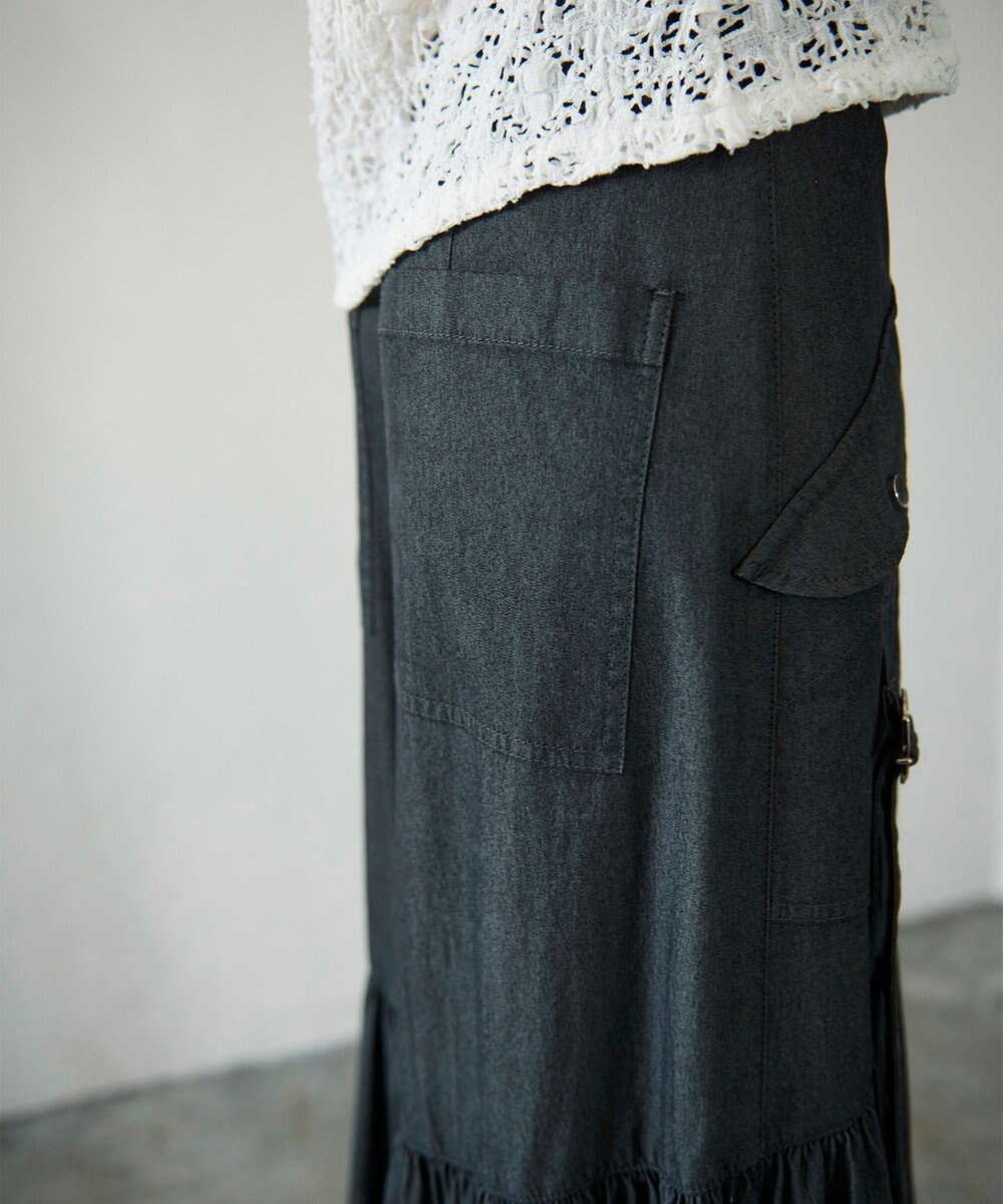 GRACE CONTINENTAL ワークワイドパンツ 