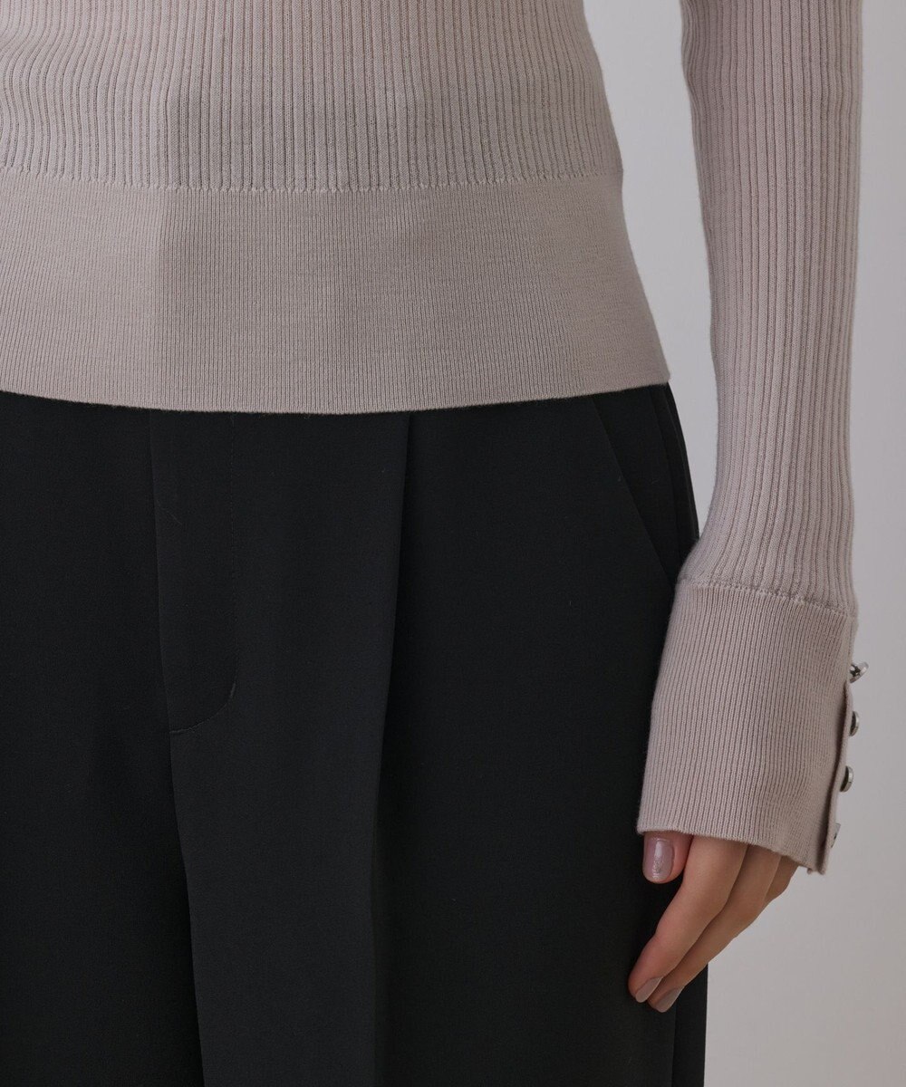 GRACE CONTINENTAL ウールハイゲージニットトップ 