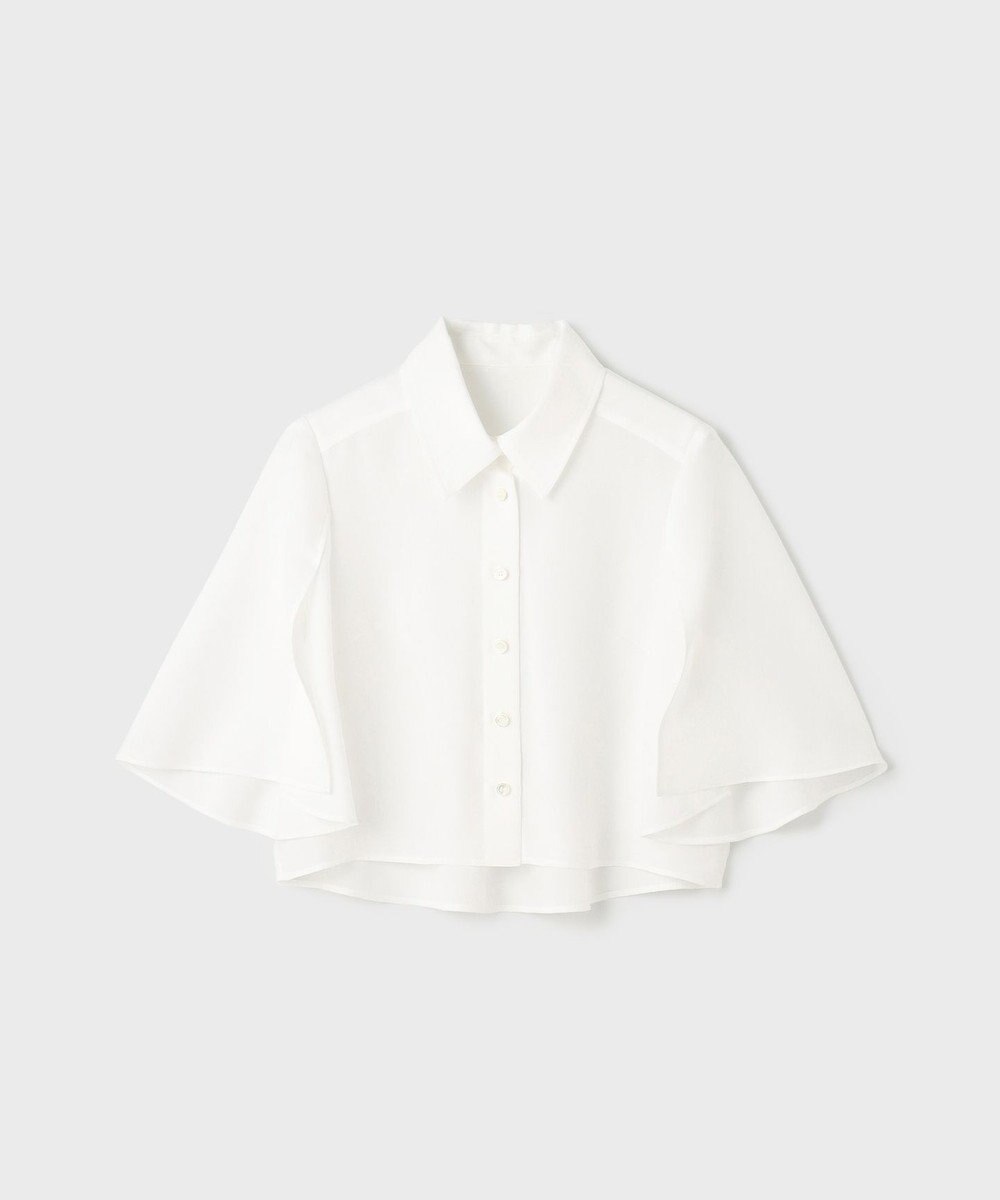 GRACE CONTINENTAL フレアスリーブシャツ