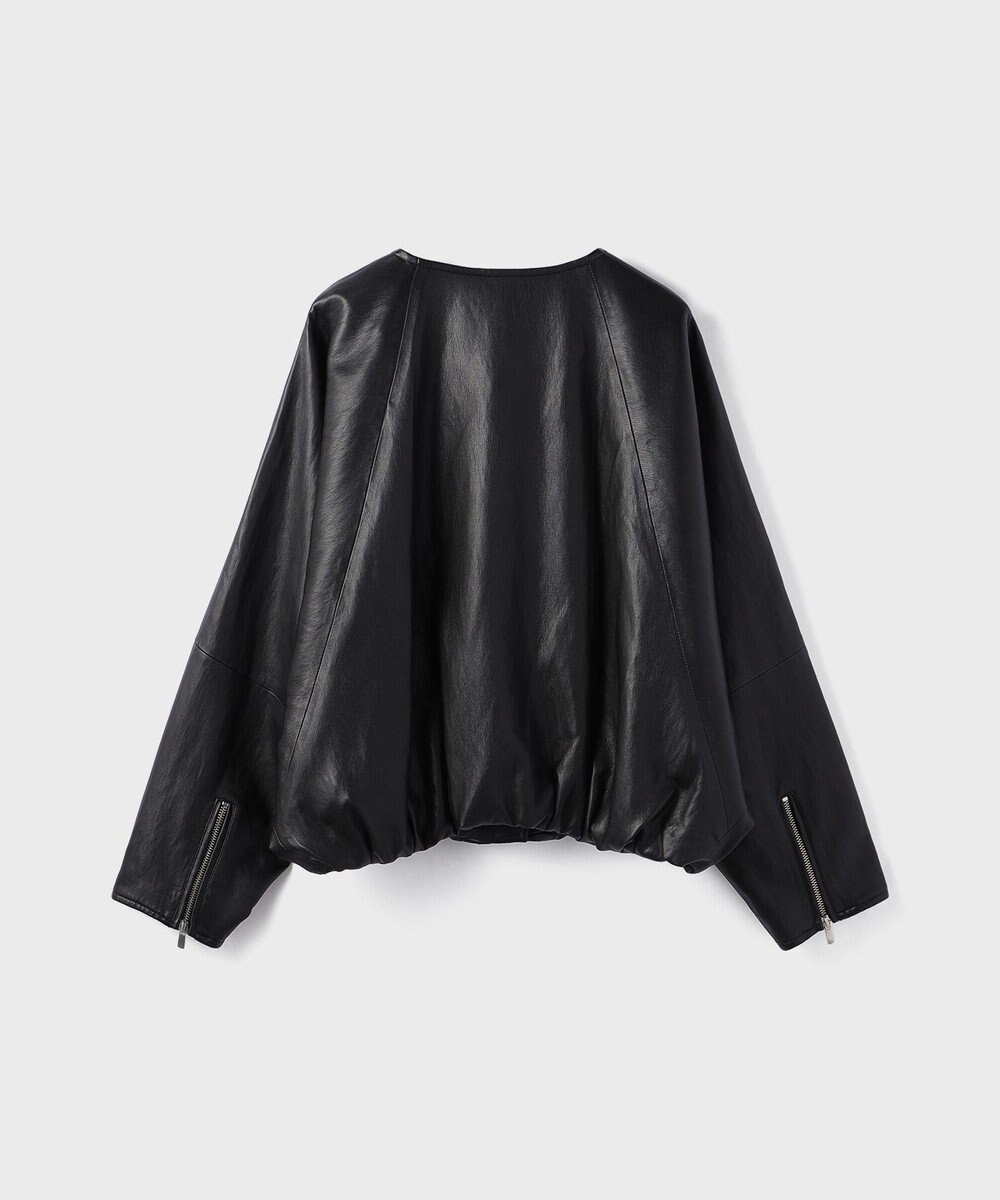 GRACE CONTINENTAL フェイクレザーライダース 