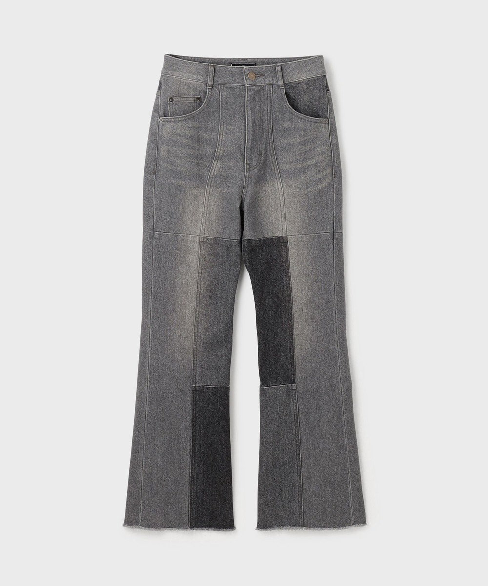GRACE CONTINENTAL パッチワークデニムパンツ