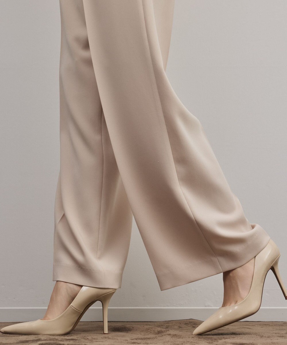 GRACE CONTINENTAL トリアセワイドパンツ 