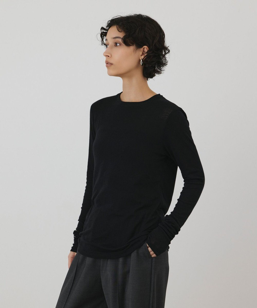 GRACE CONTINENTAL シルクベアカットトップ 