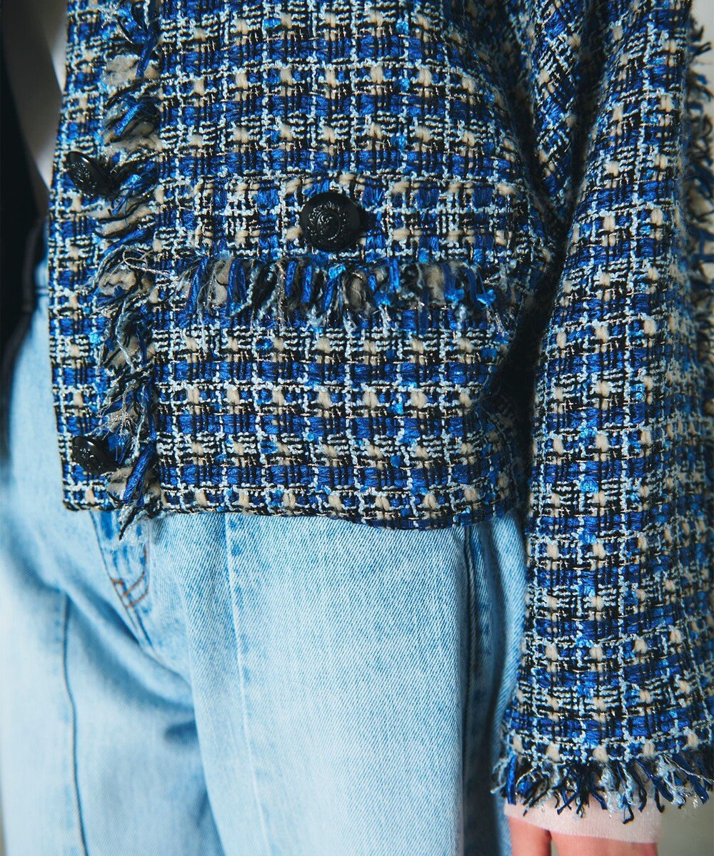 GRACE CONTINENTAL フリンジドルマンジャケット