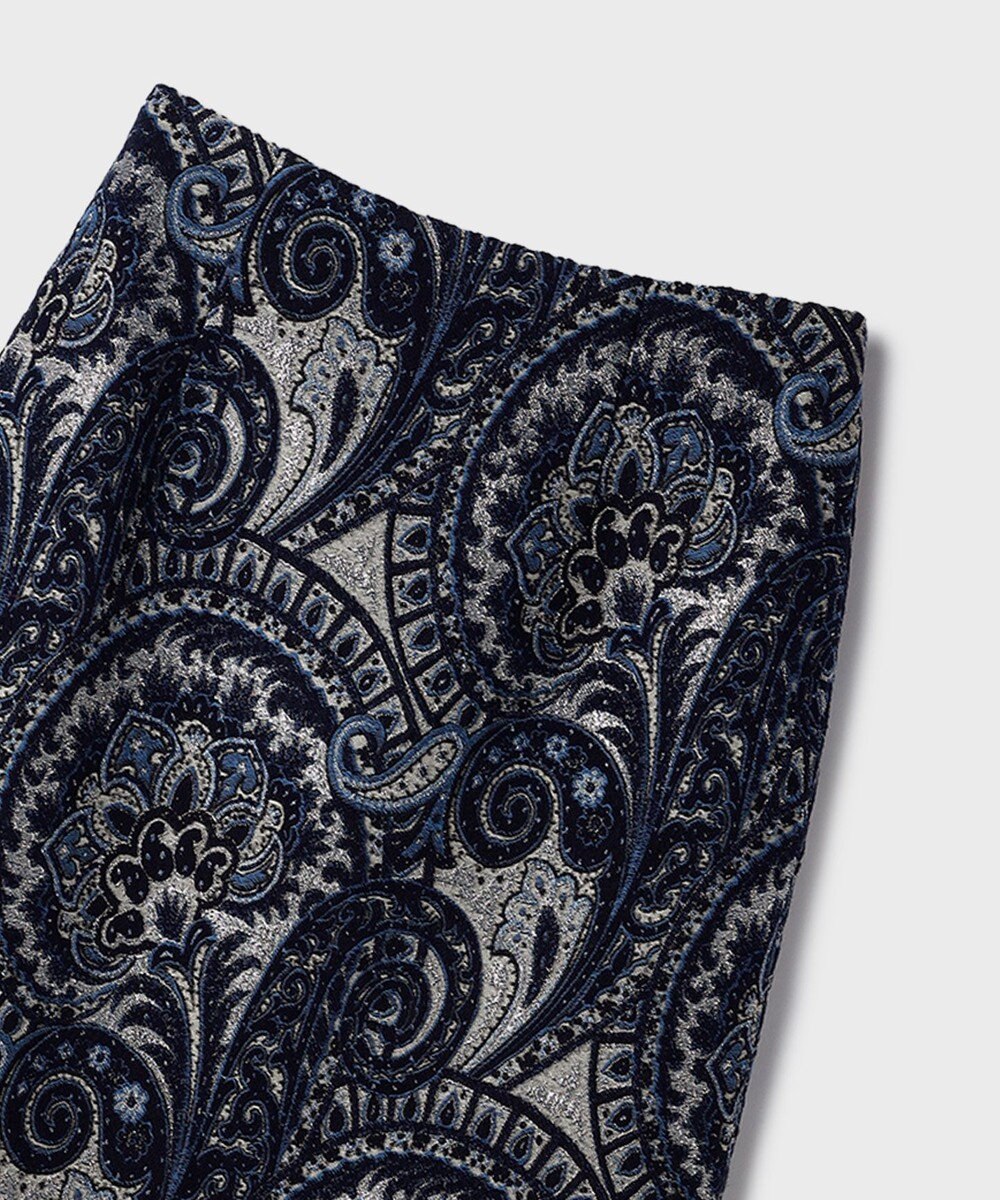 GRACE CONTINENTAL ラメペイズリージャガードスカート 