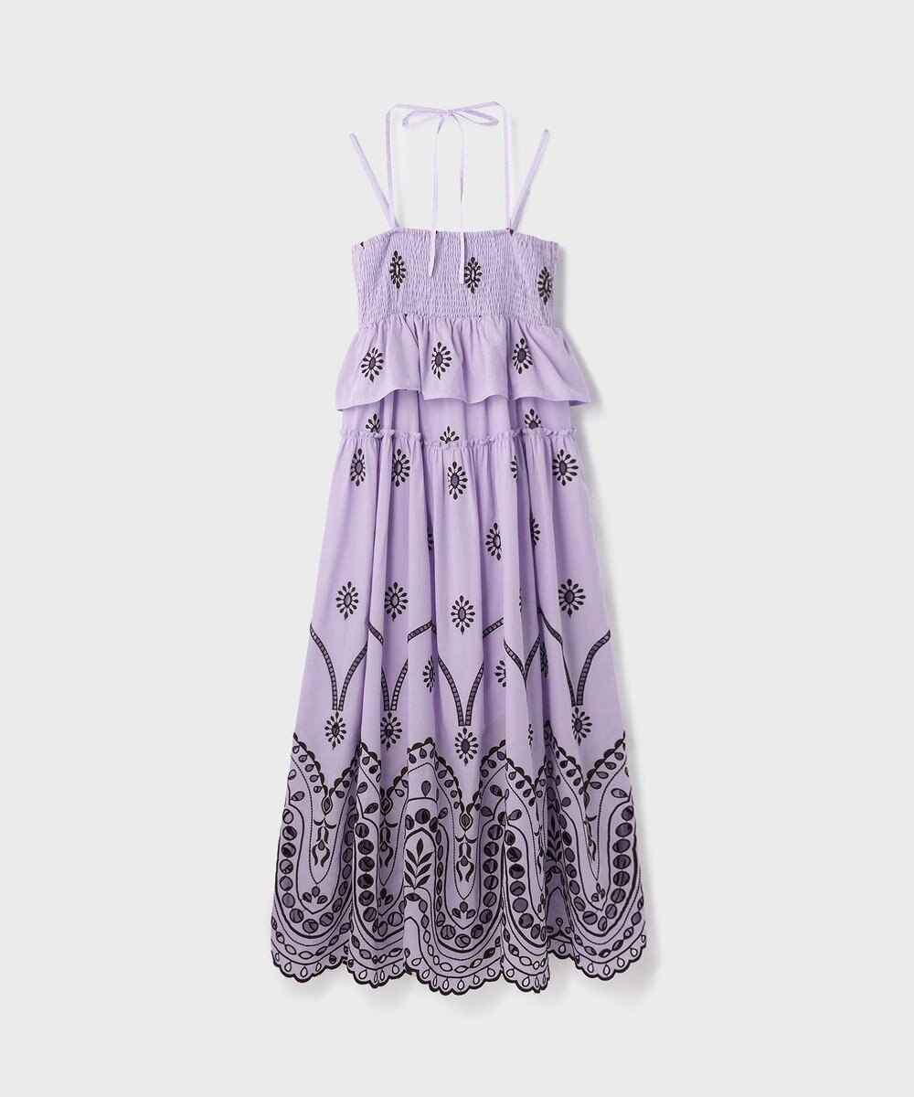 GRACE CONTINENTAL カットワークマキシドレス 