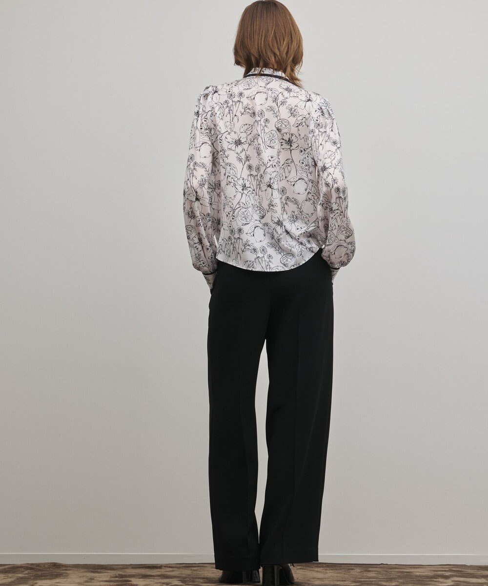 GRACE CONTINENTAL フルーツフラワープリントトップ 