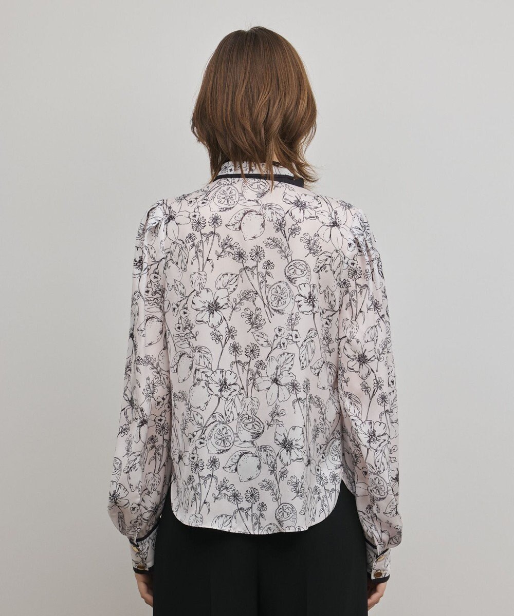 GRACE CONTINENTAL フルーツフラワープリントトップ 