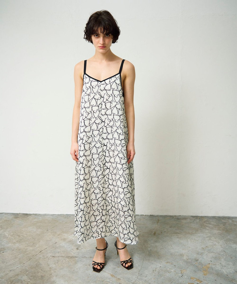 GRACE CONTINENTAL ラインハートキャミワンピース