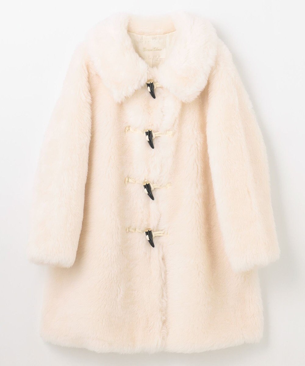 GRACE CONTINENTAL ウールボアショートコート 