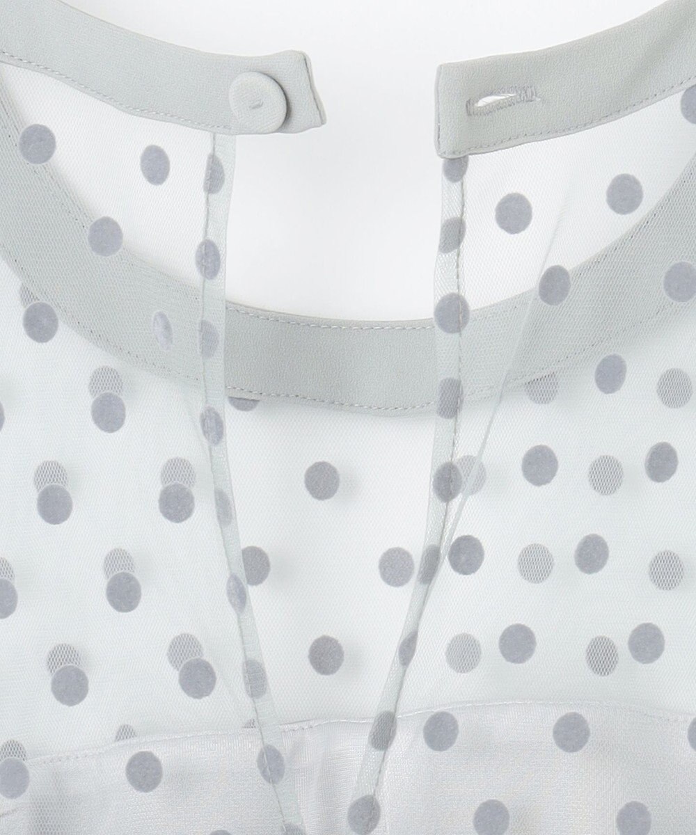 GRACE CONTINENTAL ドットチュールサロペット 