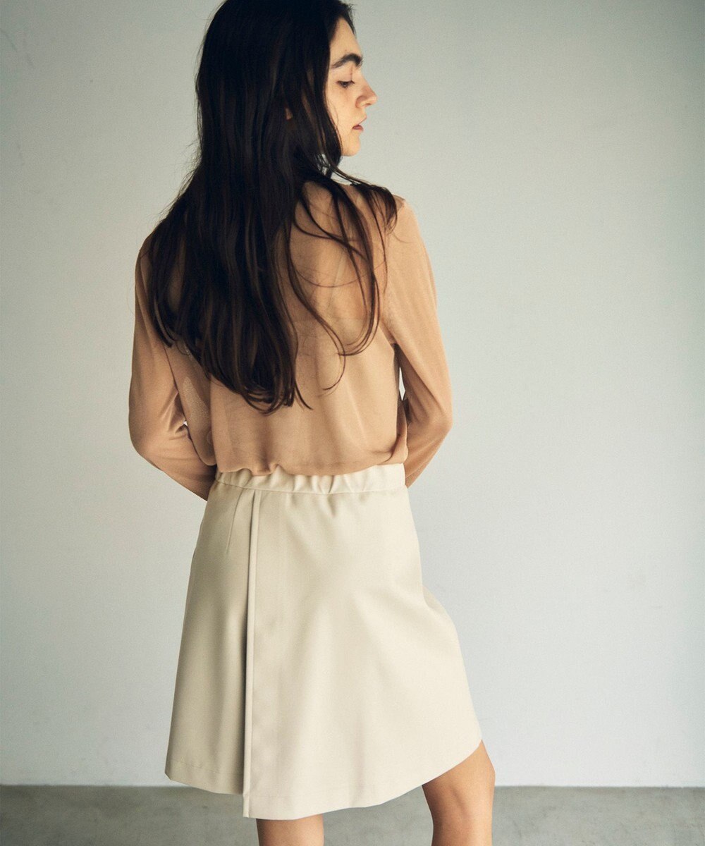 GRACE CONTINENTAL フェイクレザーミニスカート 