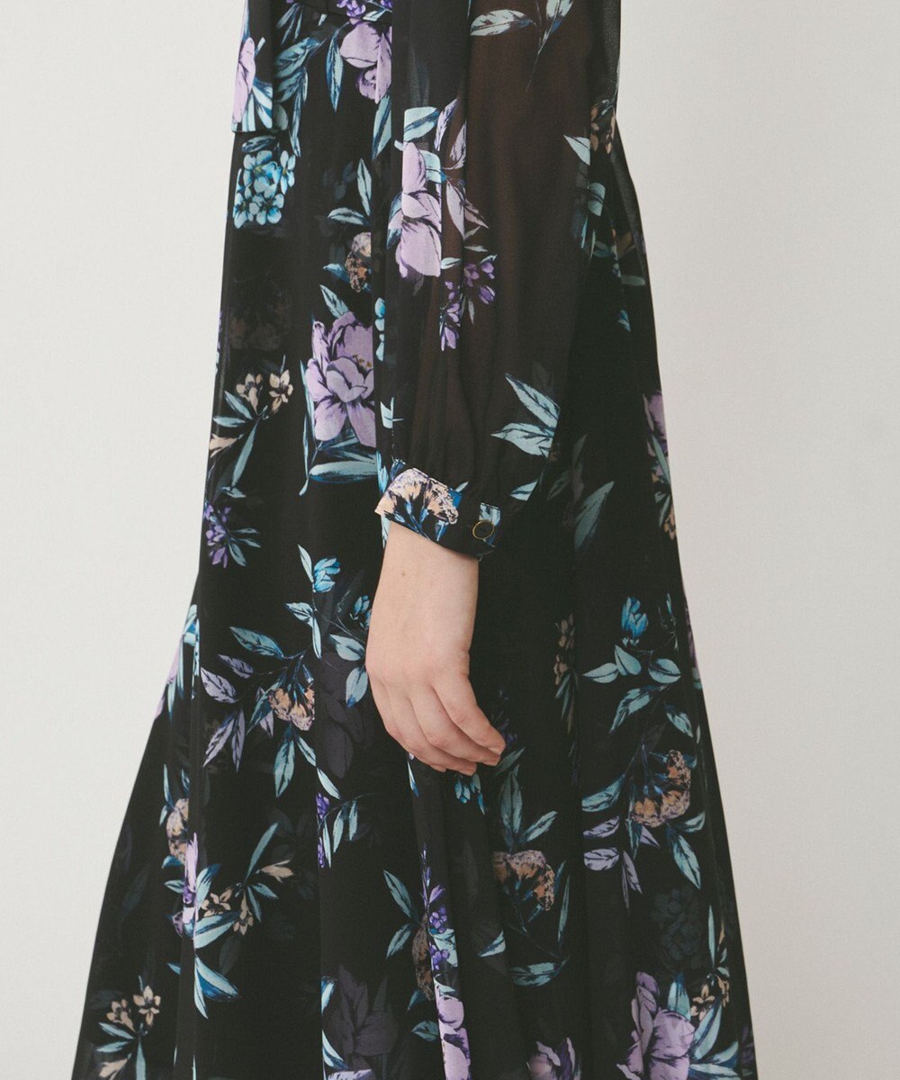 GRACE CONTINENTAL フラワーレイヤーワンピース