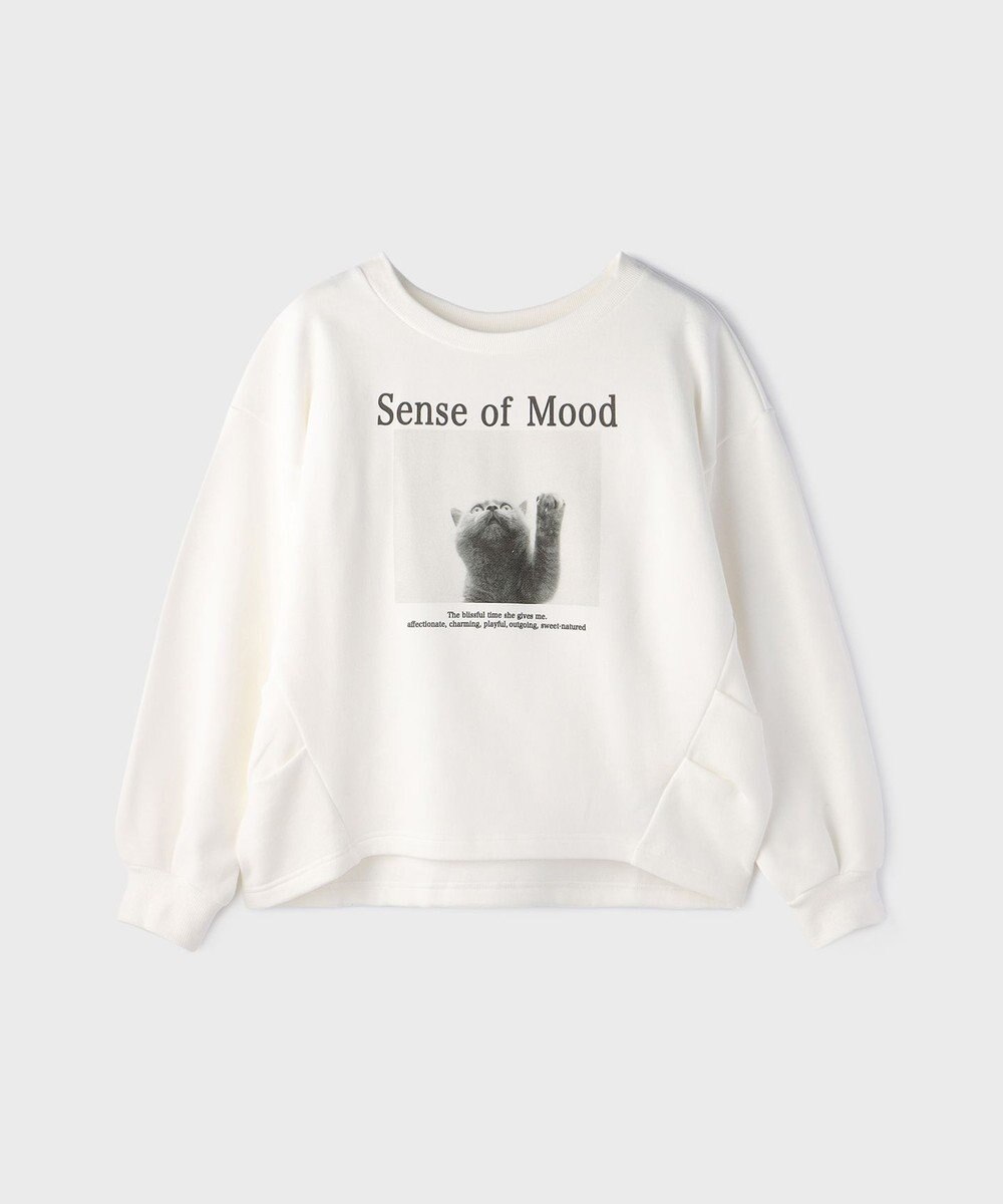 GRACE CONTINENTAL Catphoto裏毛トップ