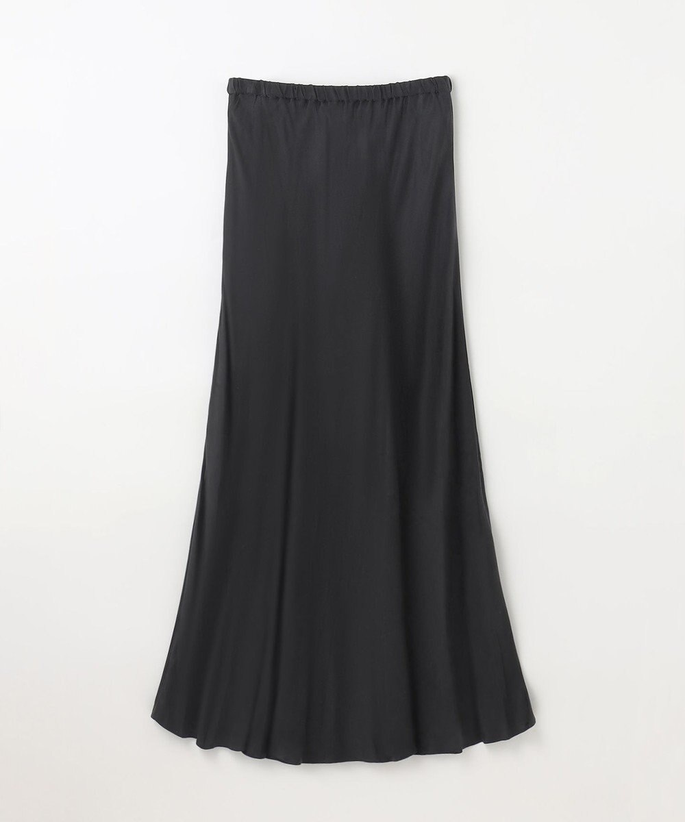 GRACE CONTINENTAL キュプラサテンフレアスカート 