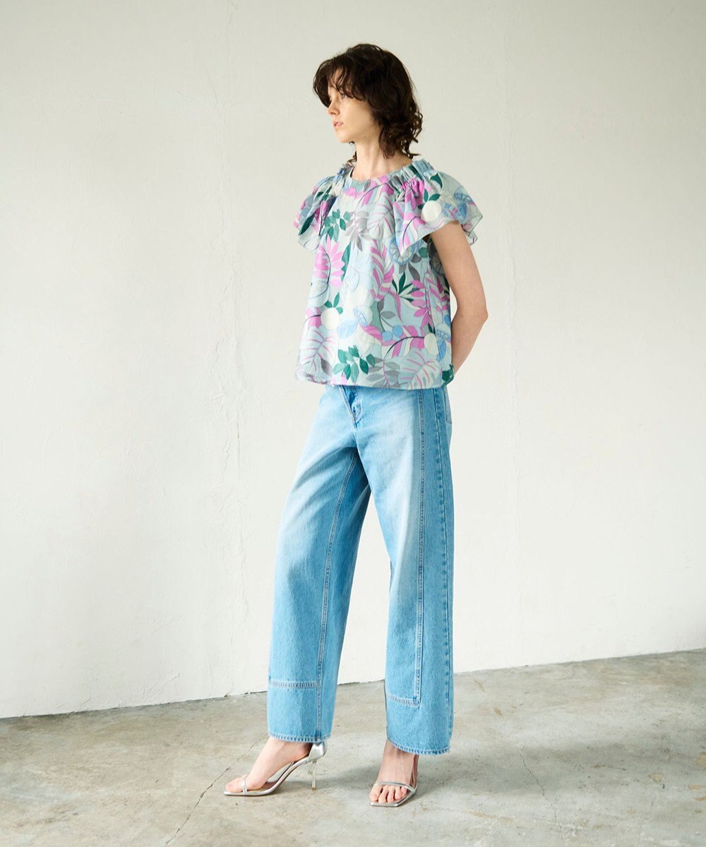 GRACE CONTINENTAL フルーツ刺繍トップ 