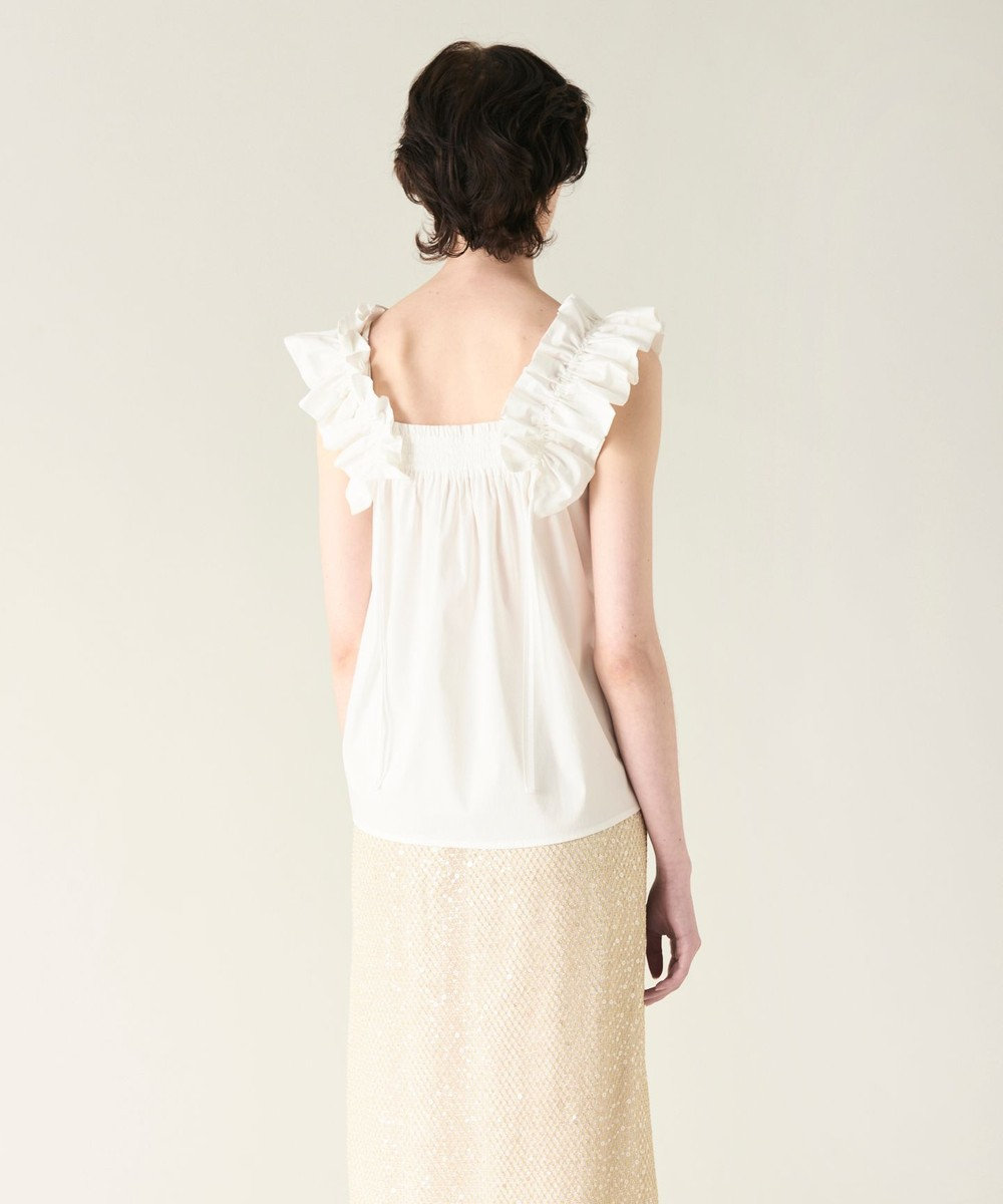 GRACE CONTINENTAL ショルダーフリルトップ