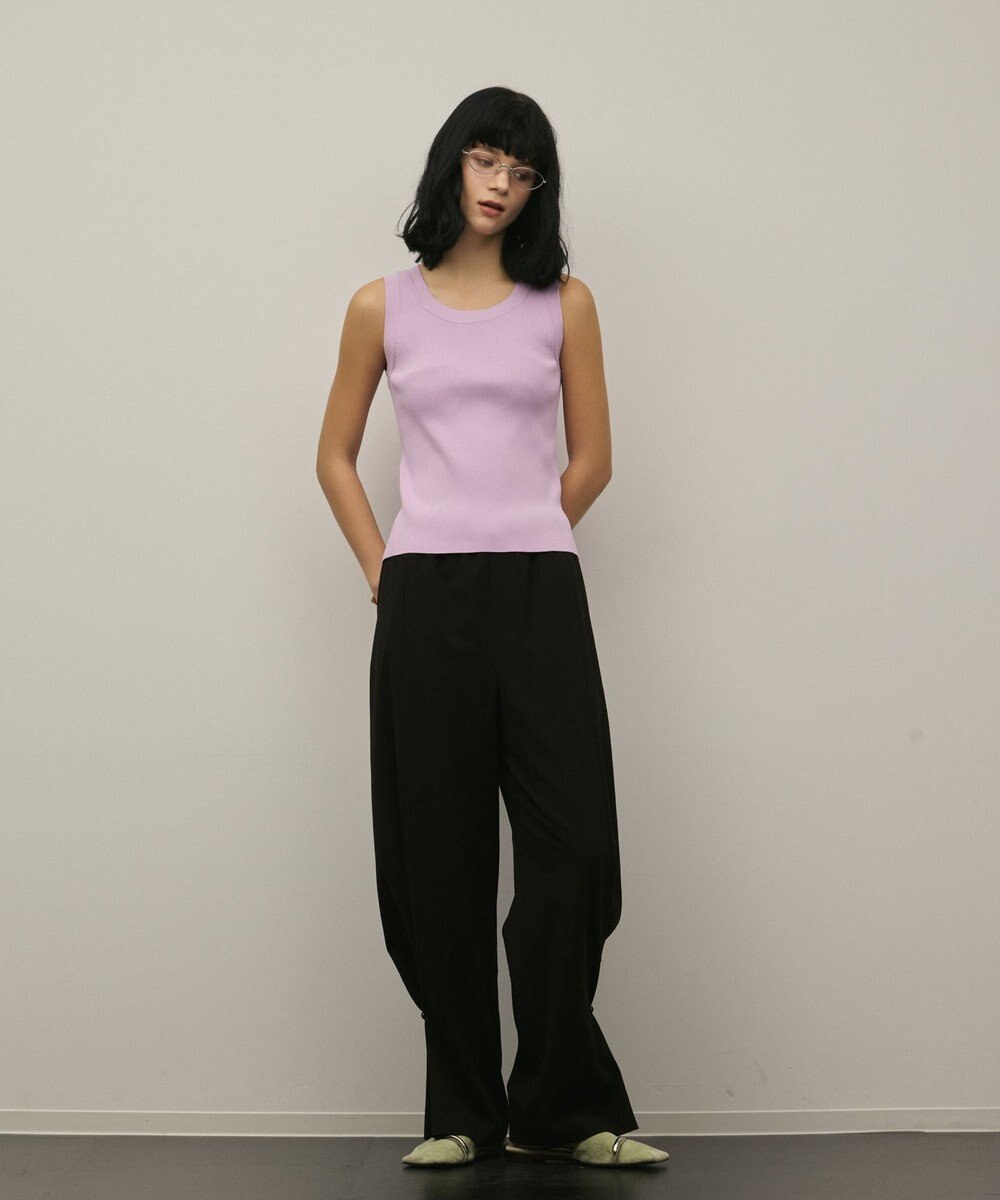 GRACE CONTINENTAL リブニットタンクトップ 