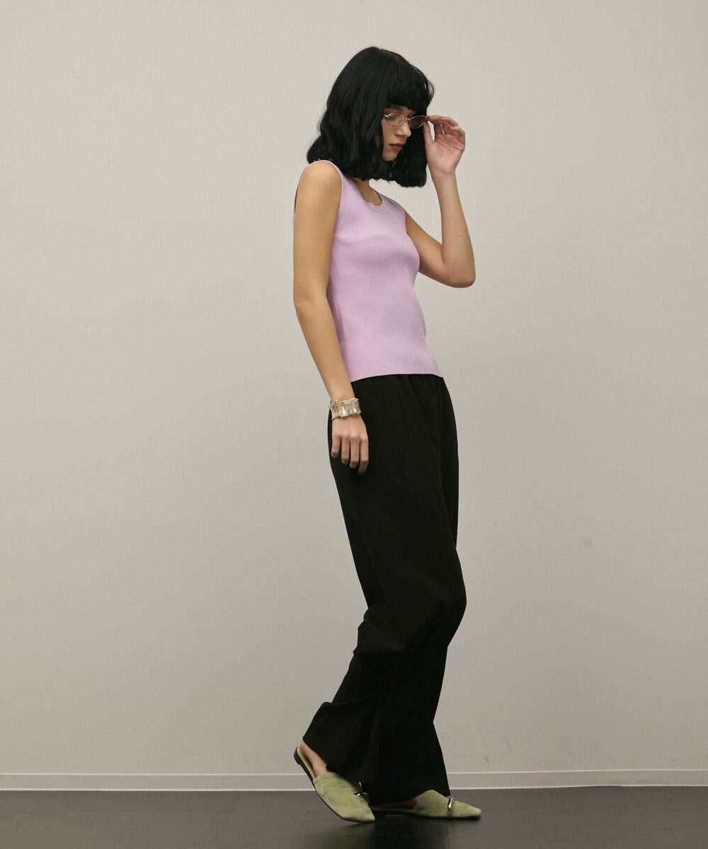 GRACE CONTINENTAL リブニットタンクトップ 