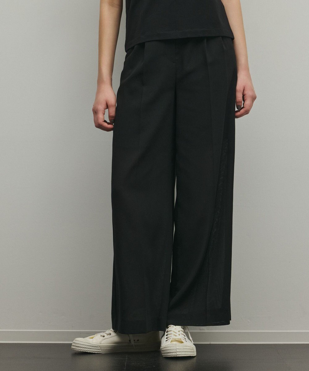 GRACE CONTINENTAL シアーワイドパンツ 