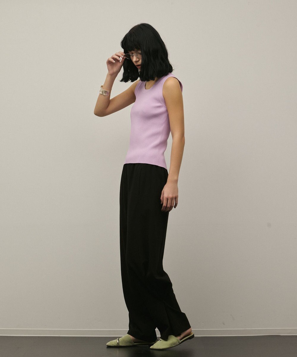 GRACE CONTINENTAL リブニットタンクトップ 