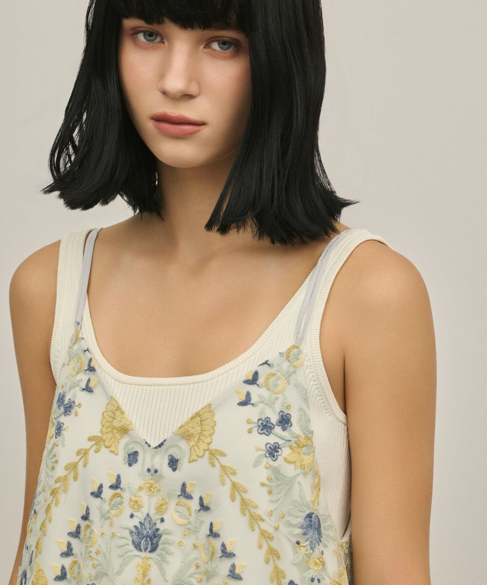 GRACE CONTINENTAL オーナメントembワンピース 