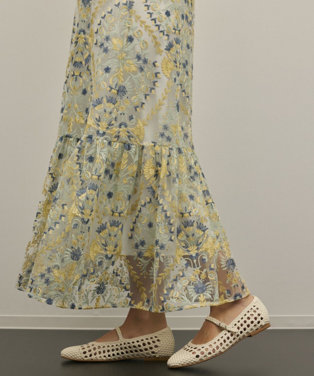 GRACE CONTINENTAL オーナメントembワンピース 