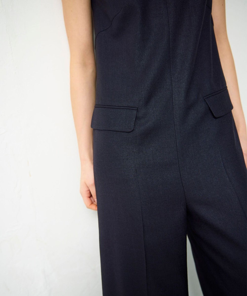 GRACE CONTINENTAL リネンタッチビスチェサロペ 