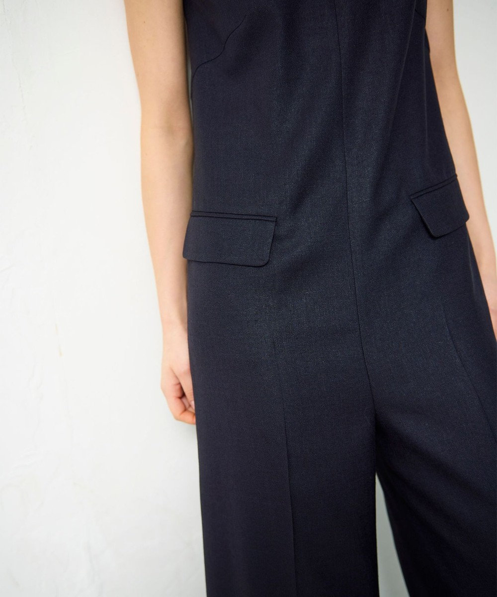 GRACE CONTINENTAL リネンタッチビスチェサロペ