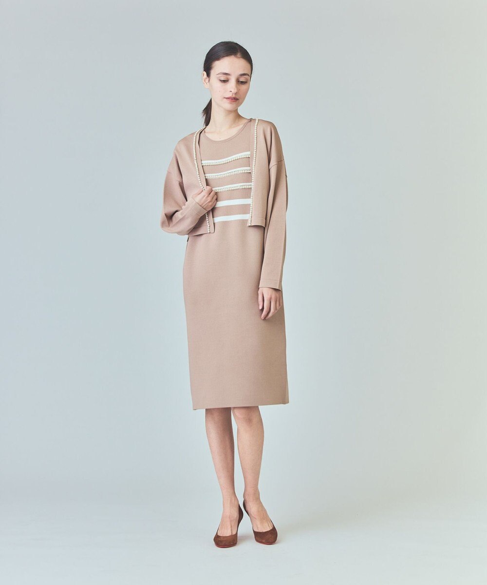 GRACE CONTINENTAL パールショートカーディガン