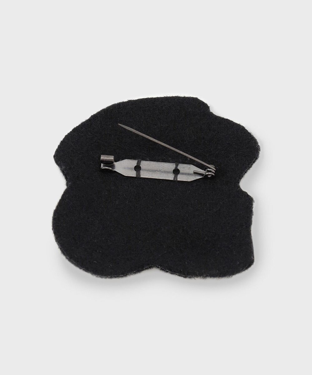 GRACE CONTINENTAL ザリ刺繍ロゴブローチ 