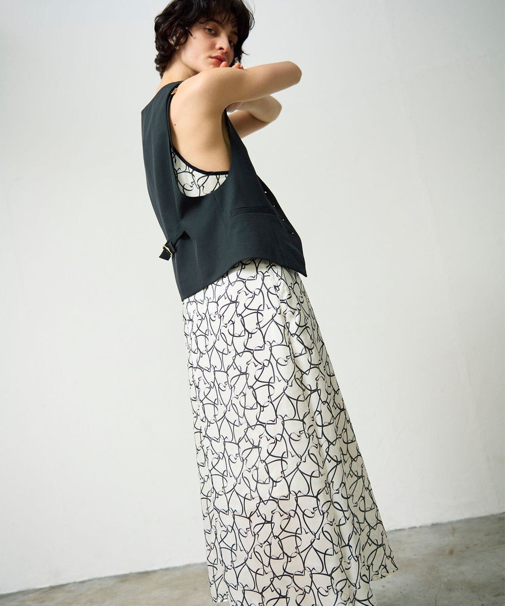 GRACE CONTINENTAL ラインハートキャミワンピース